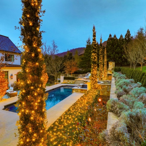 Holiday Lighting for residential landscapes